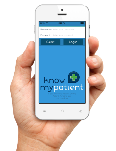 Nightingale Apps Know My Patient App on iOS graphic